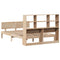 vidaXL Bookcase Bed without Mattress 120x190 cm Small Double Solid Wood Pine
