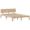 vidaXL Bookcase Bed without Mattress 120x190 cm Small Double Solid Wood Pine