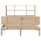 vidaXL Bookcase Bed without Mattress 140x190cm Solid Wood Pine
