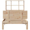 vidaXL Bookcase Bed without Mattress 100x200cm Solid Wood Pine