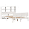 vidaXL Bookcase Bed without Mattress White 120x200cm Solid Wood Pine