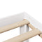 vidaXL Bookcase Bed without Mattress White 180x200 cm Super King Solid Wood Pine