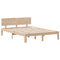 vidaXL Bookcase Bed without Mattress 140x190cm Solid Wood Pine