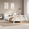 vidaXL Bookcase Bed without Mattress White 140x200cm Solid Wood Pine