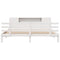 vidaXL Bookcase Bed without Mattress White 180x200 cm Super King Solid Wood Pine