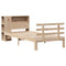 vidaXL Bookcase Bed without Mattress 90x190 cm Single Solid Wood Pine