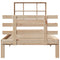 vidaXL Bookcase Bed without Mattress 90x190 cm Single Solid Wood Pine
