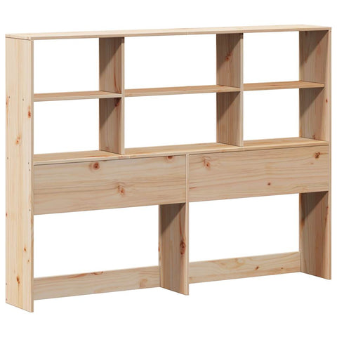 vidaXL Bookcase Bed without Mattress 120x190 cm Small Double Solid Wood Pine