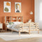 vidaXL Bookcase Bed without Mattress 140x190cm Solid Wood Pine