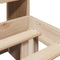 vidaXL Bookcase Bed without Mattress 160x200cm Solid Wood Pine