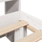 vidaXL Bookcase Bed without Mattress White 200x200cm Solid Wood Pine
