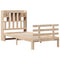 vidaXL Bookcase Bed without Mattress 90x190 cm Single Solid Wood Pine