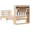 vidaXL Bookcase Bed without Mattress 90x190 cm Single Solid Wood Pine