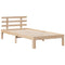 vidaXL Bookcase Bed without Mattress 90x190 cm Single Solid Wood Pine