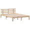 vidaXL Bookcase Bed without Mattress 140x190 cm Solid Wood Pine