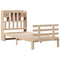 vidaXL Bookcase Bed without Mattress 100x200cm Solid Wood Pine