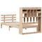 vidaXL Bookcase Bed without Mattress 100x200cm Solid Wood Pine