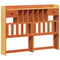 vidaXL Bookcase Bed without Mattress Wax Brown 140x200 cm Solid Wood Pine