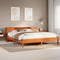 vidaXL Bookcase Bed without Mattress Wax Brown 200x200 cm Solid Wood Pine