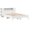 vidaXL Bookcase Bed without Mattress White 160x200 cm Solid Wood Pine