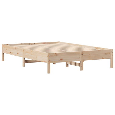 vidaXL Bookcase Bed without Mattress 120x200 cm Solid Wood Pine