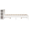 vidaXL Bookcase Bed without Mattress White 120x200 cm Solid Wood Pine