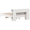 vidaXL Bookcase Bed without Mattress White 120x200 cm Solid Wood Pine