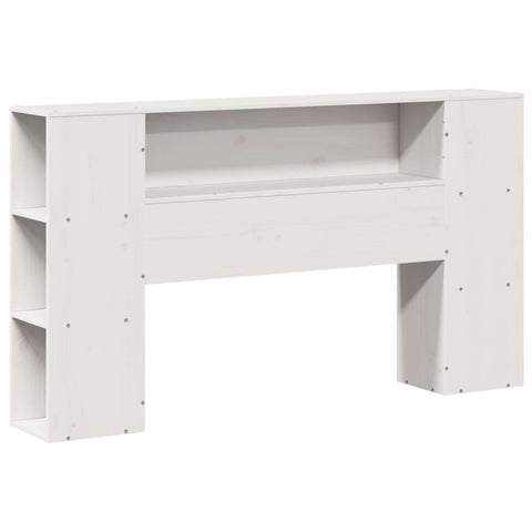 vidaXL Bookcase Bed without Mattress White 120x200 cm Solid Wood Pine