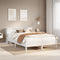 vidaXL Bookcase Bed without Mattress White 120x200 cm Solid Wood Pine