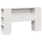 vidaXL Bookcase Bed without Mattress White 140x190 cm Solid Wood Pine