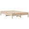 vidaXL Bookcase Bed without Mattress 135x190 cm Double Solid Wood Pine