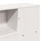 vidaXL Bookcase Bed without Mattress White 135x190 cm Double Solid Wood Pine