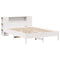 vidaXL Bookcase Bed without Mattress White 120x190 cm Small Double Solid Wood Pine
