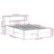 vidaXL Bookcase Bed without Mattress White 120x190 cm Small Double Solid Wood Pine