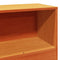 vidaXL Bookcase Bed without Mattress Wax Brown 100x200cm Solid Wood Pine