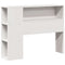 vidaXL Bookcase Bed without Mattress White 90x190 cm Single Solid Wood Pine