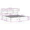 vidaXL Bookcase Bed without Mattress White 180x200 cm Super King Solid Wood Pine