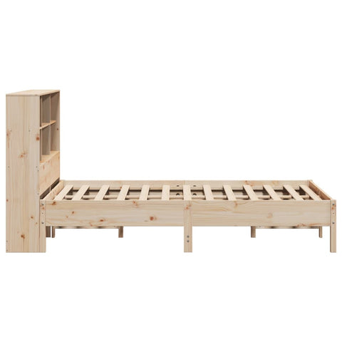vidaXL Bookcase Bed without Mattress 150x200 cm King Size Solid Wood Pine