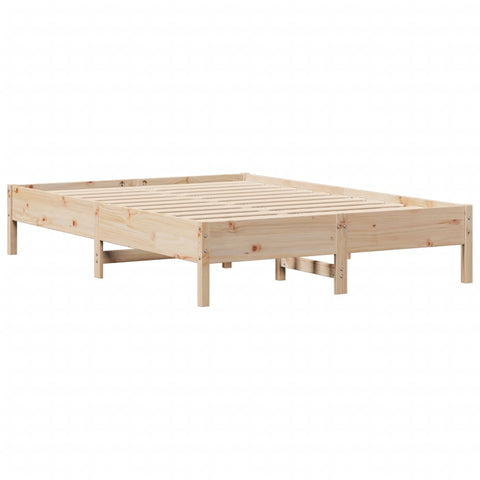 vidaXL Bookcase Bed without Mattress 120x200 cm Solid Wood Pine