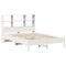 vidaXL Bookcase Bed without Mattress White 120x200 cm Solid Wood Pine