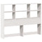 vidaXL Bookcase Bed without Mattress White 120x200 cm Solid Wood Pine