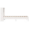 vidaXL Bookcase Bed without Mattress White 90x200 cm Solid Wood Pine