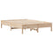 vidaXL Bookcase Bed without Mattress 135x190 cm Double Solid Wood Pine