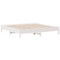 vidaXL Bookcase Bed without Mattress White 180x200 cm Super King Solid Wood Pine