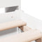 vidaXL Bookcase Bed without Mattress White 160x200 cm Solid Wood Pine
