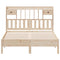 vidaXL Bookcase Bed without Mattress 150x200 cm King Size Solid Wood Pine