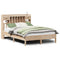 vidaXL Bookcase Bed without Mattress 140x200 cm Solid Wood Pine