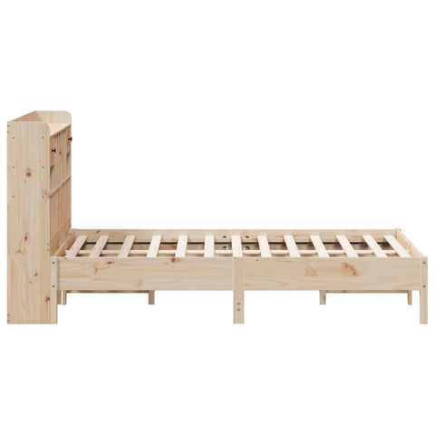 vidaXL Bookcase Bed without Mattress 140x200 cm Solid Wood Pine