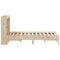 vidaXL Bookcase Bed without Mattress 140x200 cm Solid Wood Pine
