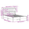 vidaXL Bookcase Bed without Mattress 140x200 cm Solid Wood Pine